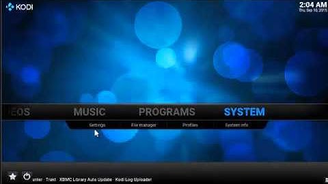 Beginners - KODI Addon Shortcuts