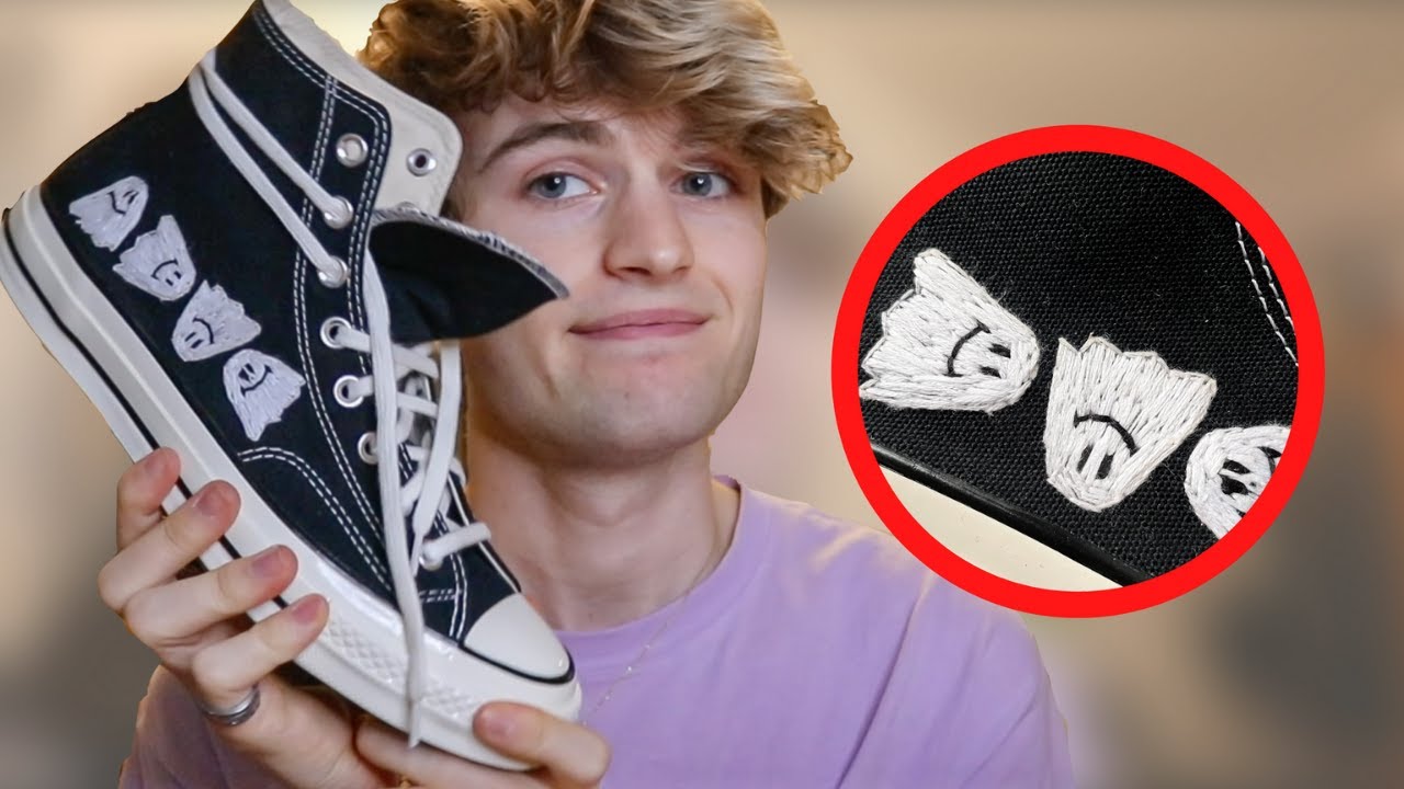 CONVERSE EMBROIDERY | BEGINNER TUTORIAL | Henri Purnell - YouTube