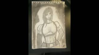 (FF7) Tifa #drawing #art #timelapse #sketch #finalfantasy