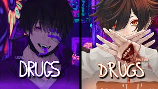 ♪ Nightcore - Drugs (Male Version) → UPSAHL ft. Two Feet [SV] (Lyrics) Resimi