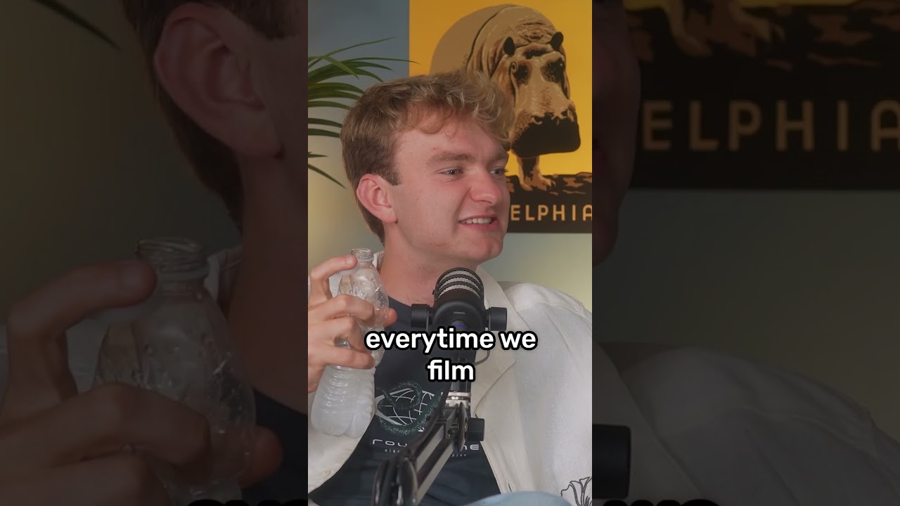 Tom breaks the podcast set