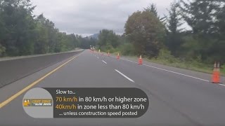 Watch and Learn How to Drive Safely in the Cone Zone