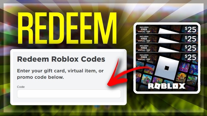 How to Redeem Roblox Gift Card 