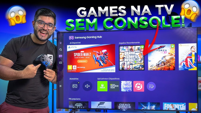 XBOX NAS TVS SAMSUNG 2022 - Como jogar SEM O CONSOLE! 