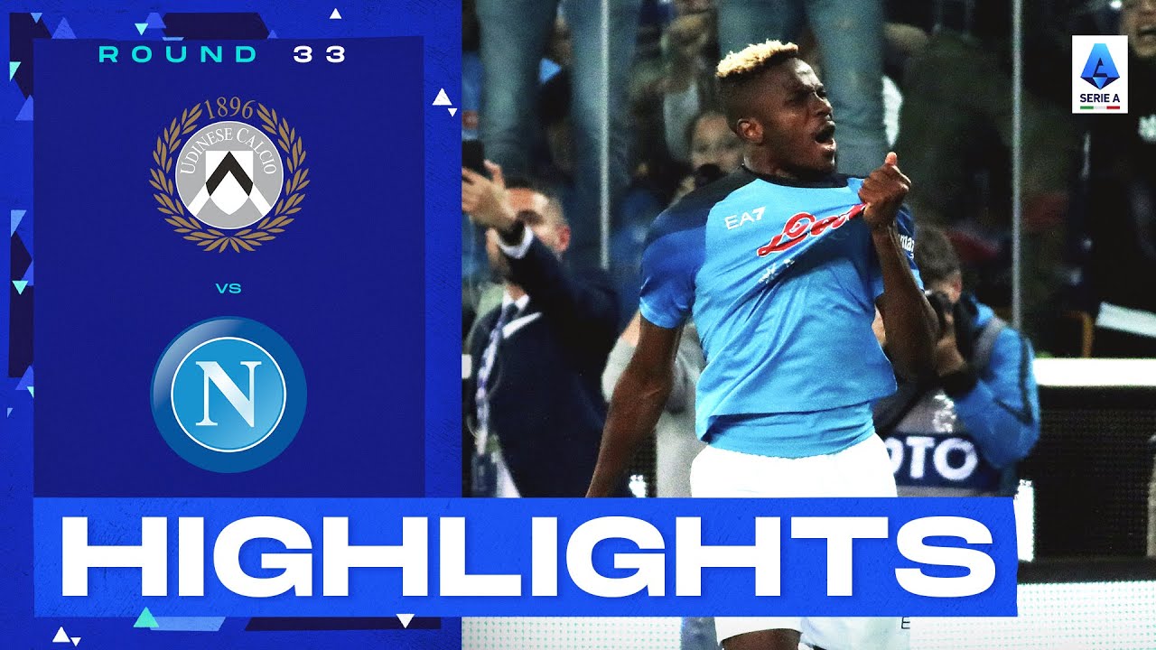 ⁣Udinese-Napoli 1-1 | Napoli are champions of Italy! Goals & Highlights | Serie A 2022/23