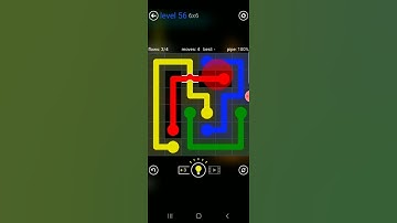 How to solve flow free bridge (6x6 mania level 56)