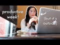 introverted youtuber goes outside everyday for a week | productive week in my life