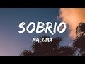 Maluma - Sobrio [Lyrics]
