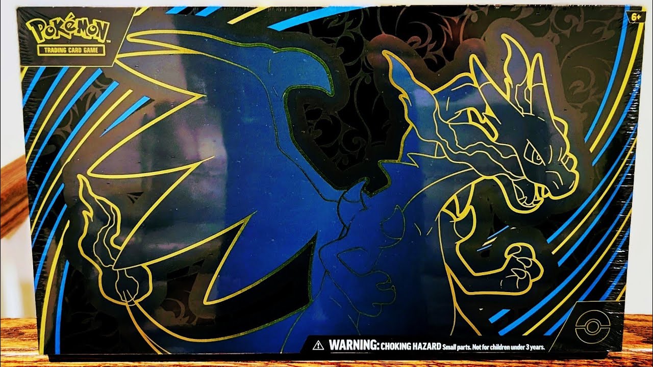 Открытие коробки с коллекцией Mega Charizard X Ultra Premium!