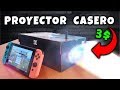 como hacer un PROYECTOR CASERO para tu Nintendo SWITCH 😎 ...por 3$