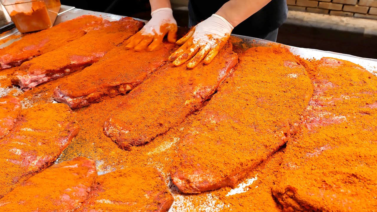 12 часов на гигантском гриле! Сочный техасский барбекю | Техасский барбекю