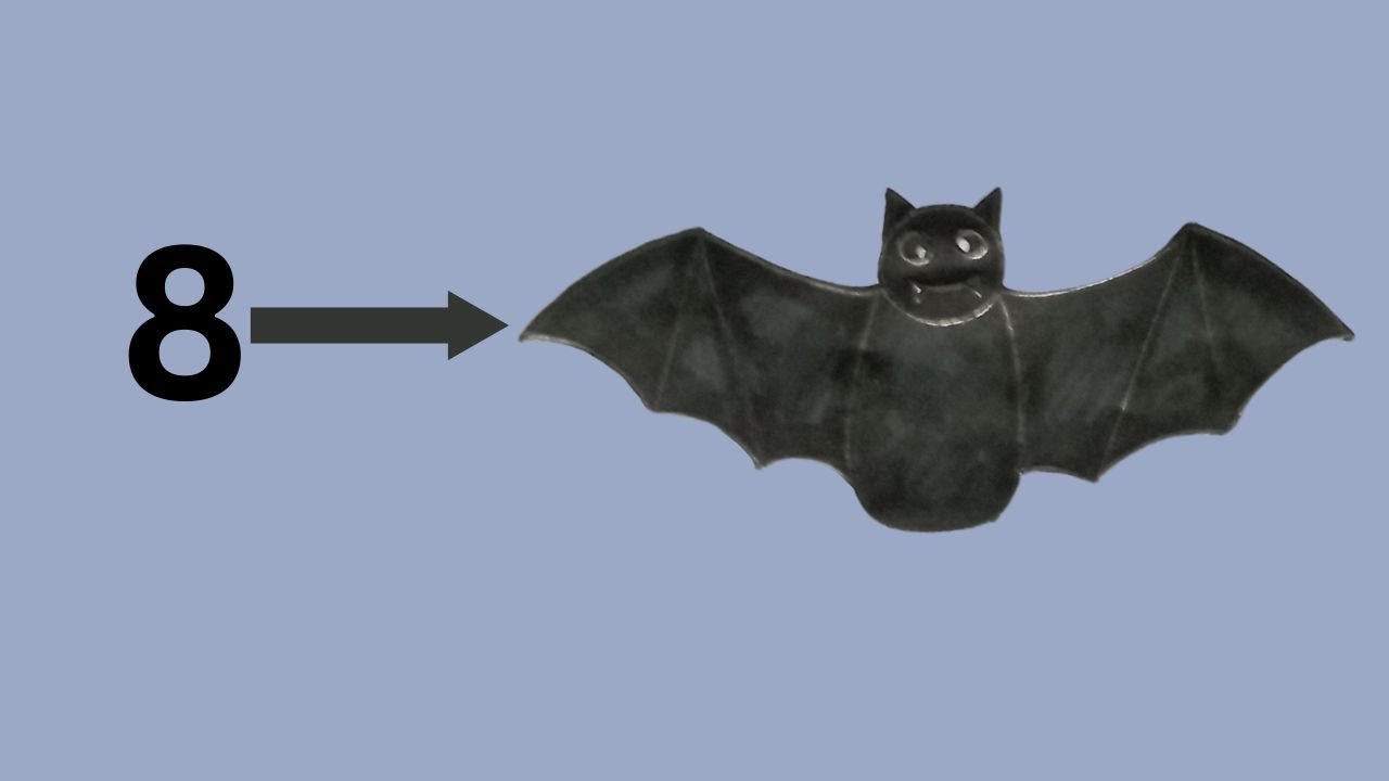 How To Turn Number 8 Into A Cute Animal ||  How To Draw A Bat Easy Step By Step For Beginners ||