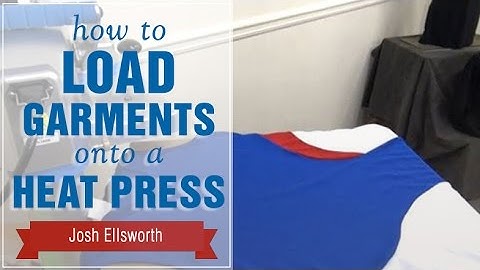 How to Load Garments onto a Heat Press
