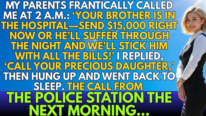 My parents called at 2 a.m. demanding $15,000 for my brother, but the police call later revealed....