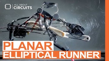 Planar Elliptical Runner - Bipedal Running Robot that can run 12 MPH