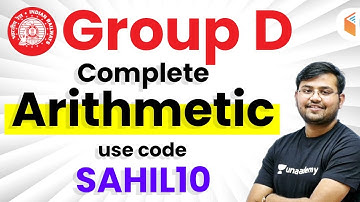 RRB Group D | Complete Arithmetic | Use Referral Code “SAHIL10” & Get 10% Off