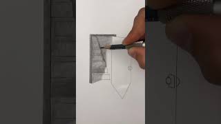 How to draw 3d Drawing Door #3dart​​ #arifart​​ #3ddrawing​ #3dart #digitalart​​ #render​​ #design​​