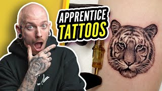APPRENTICE TATTOOS #9 | Tattoo Critiques | Pony Lawson