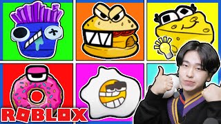 色々な食べ物になったアルファベットの化け物を見つけて変身できるロブロックス【ROBLOX】