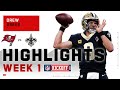 Drew Brees Leads Saints w/ 2 TDs vs. Brady | NFL 2020 Highlights