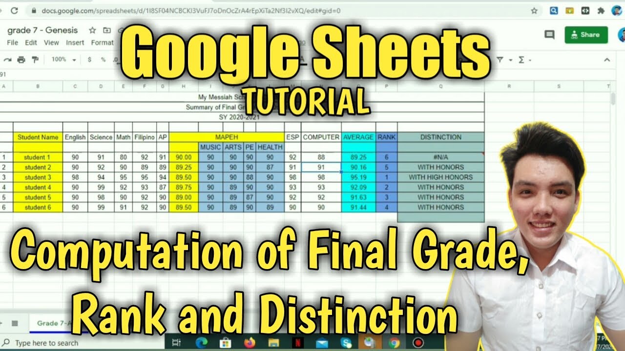 Final grades