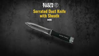 Serrated Duct Knife with Sheath (DK06)