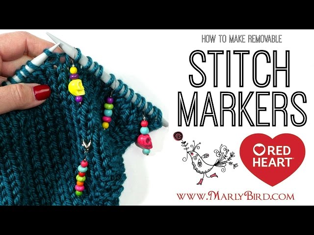 How to Make Removable Stitch Markers, Marly Bird
