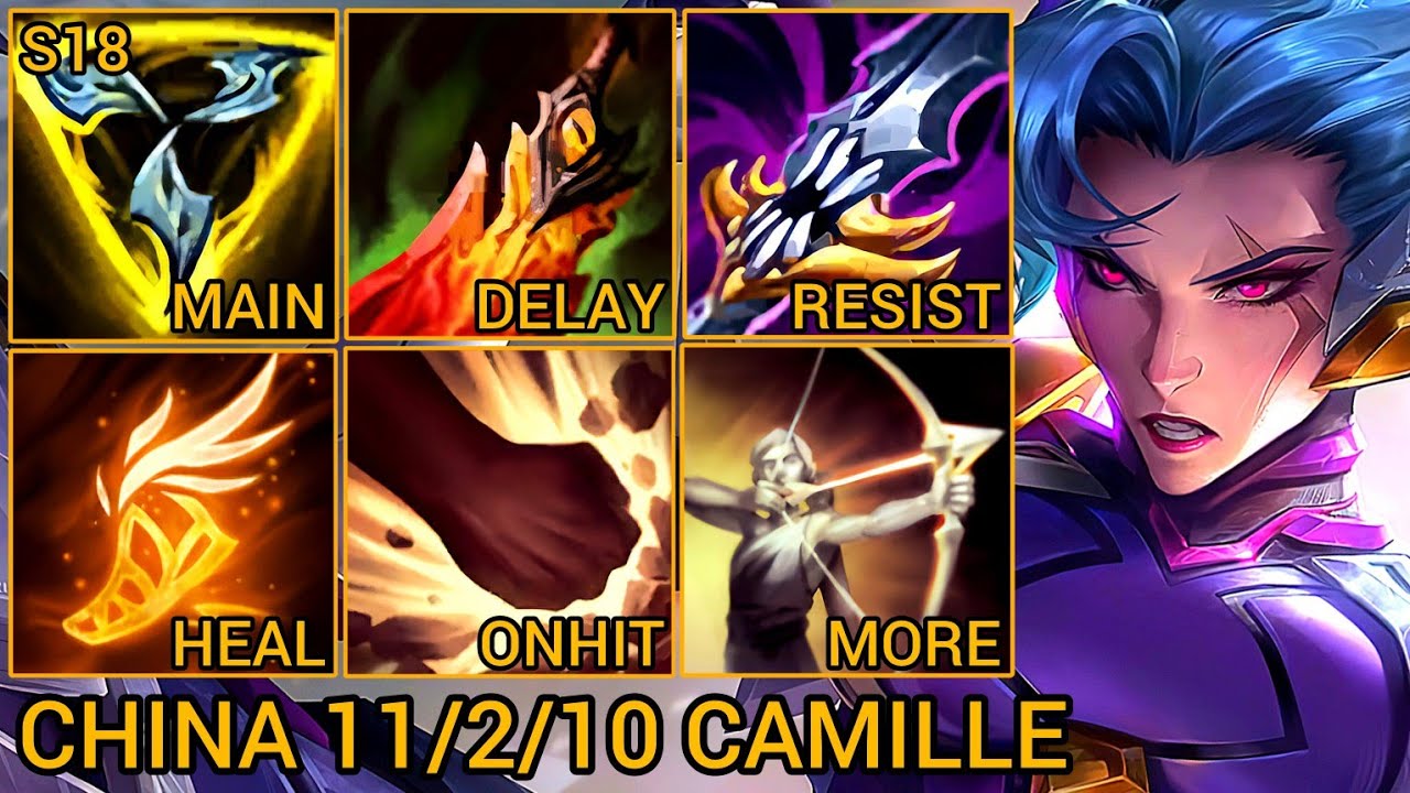 Camille S Rating Jungle 11/2/10 - China Server Wild Rift Season 18 New Build Best Tier By Tiarty