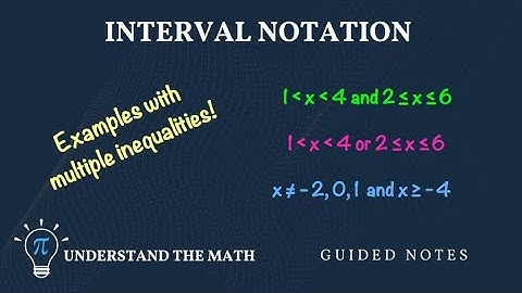 Interval Notation with Multiple Inequalities | Step-by-Step Guide & Examples