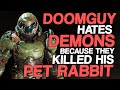 Doomguy Hates Demons Because They Killed His Pet Rabbit (DOOM Eternal vs. Animal Crossing)