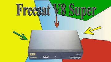 Freesat V8 Super satellite receiver. Unboxing and review of receiver