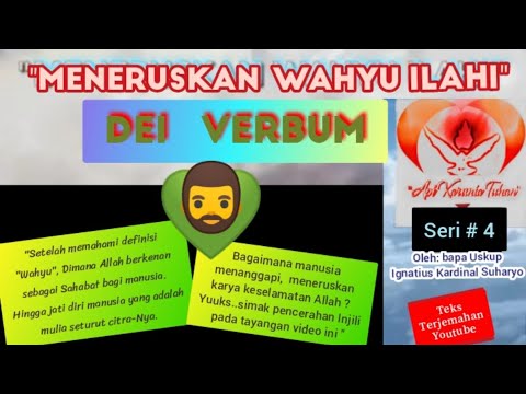 Video: Bagaimanakah Dei Verbum menggambarkan wahyu?