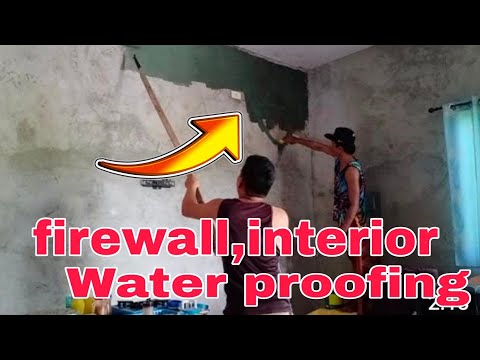 Firewall water proofing/using plexibond #msgchannel