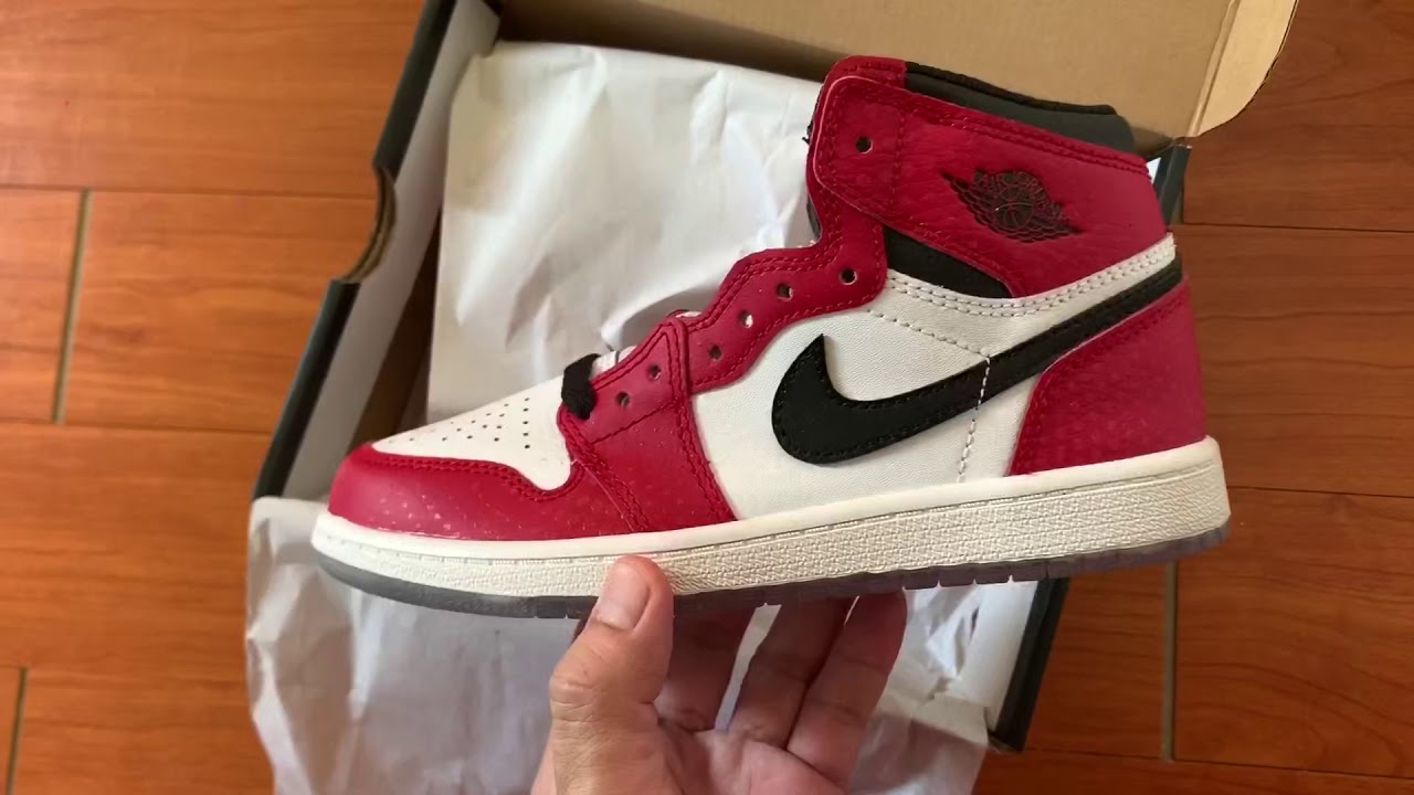 jordan 1 spider man preschool