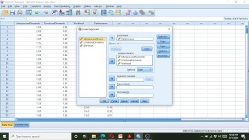 Calculating and Interpreting Multiple Linear Regression in SPSS