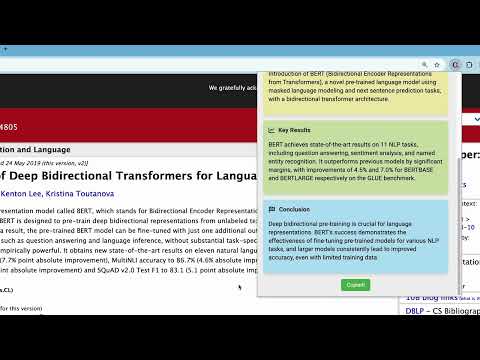 ArXiv Insight: Paper Summarizer video preview 2