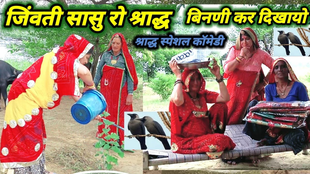 जिवती सासु रो श्राद्ध करो धूमधाम सु ||सासु को श्राद्ध बिनणी रो विश्वास ||श्राद्ध स्पेशल कॉमेडी funny