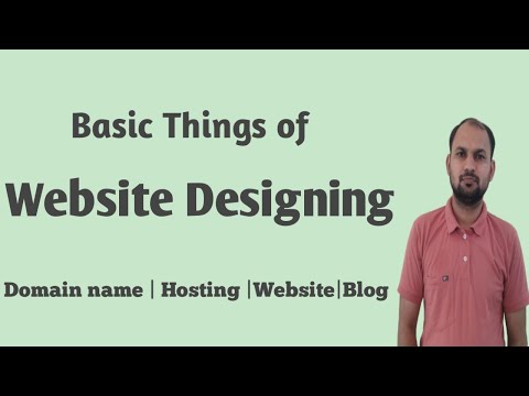 Basic things to make  a website |Domain name |Web Hosting |Website | Blog| Website Designing