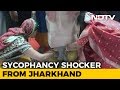 Jharkhand Chief Minister 'Lets' Women Wash His Feet, Activists Hang Him Out To Dry