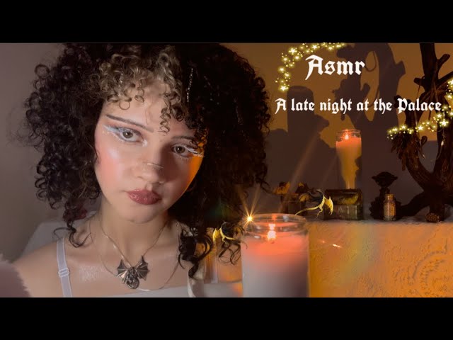A late night at the palace 🏰🤍🐉 {ASMR} you have received an invitation 💌