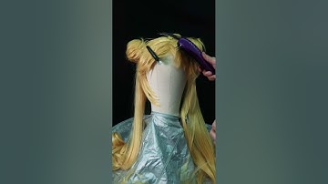 🆕 🌙🌟 Sailor Moon Wig Styling Tutorial 🌟🌙 | How To Style Sailor Moon Wig Easily | Easy Wig Tutorial 🌟