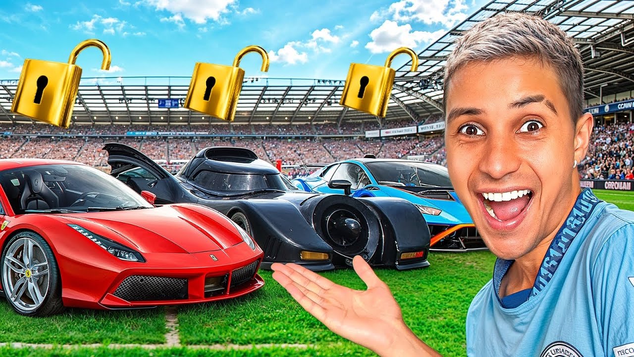 A CADA GOLAÇO DESBLOQUEIA UM SUPER CARRO! 