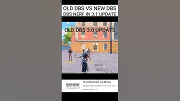 DBS Nerf In BGMI/PUBG Mobile New 3.1 Update 😱🔥 Old DBS vs New DBS #shorts #viral #pubgmobile