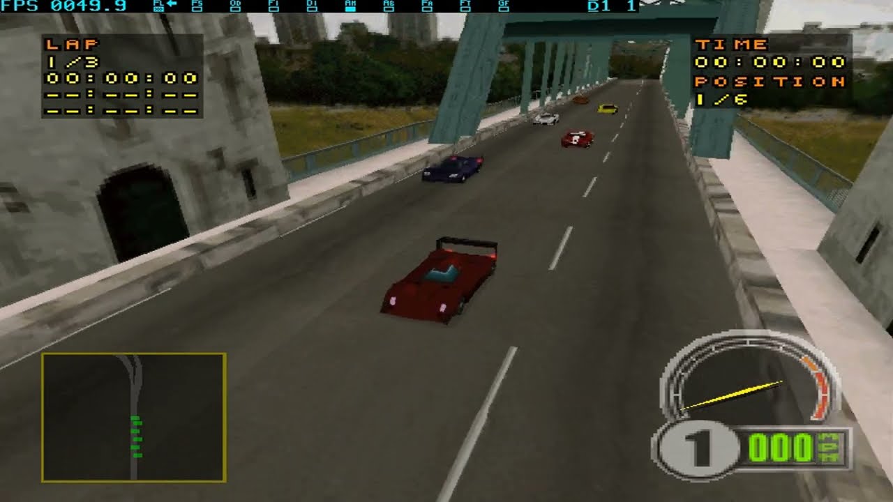 Test Drive 6 Ps1 - Newcastle Speedrun of 