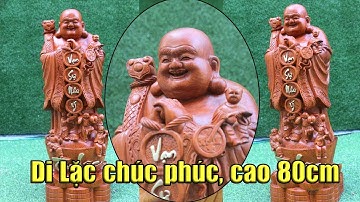 Xem tượng Di Lặc chúc phúc cao 80cm