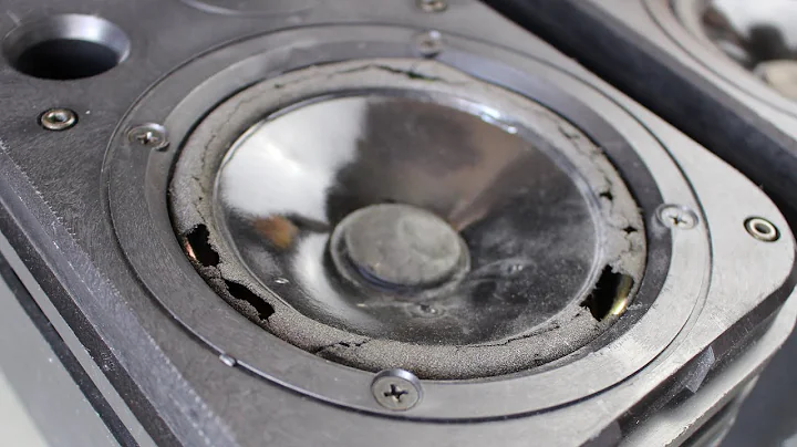 Refoaming JBL Control 1 Speakers