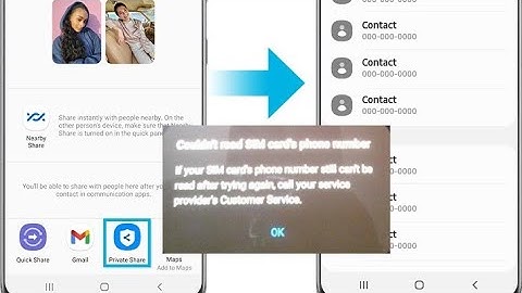 Fix Samsung Private Share "Couldn