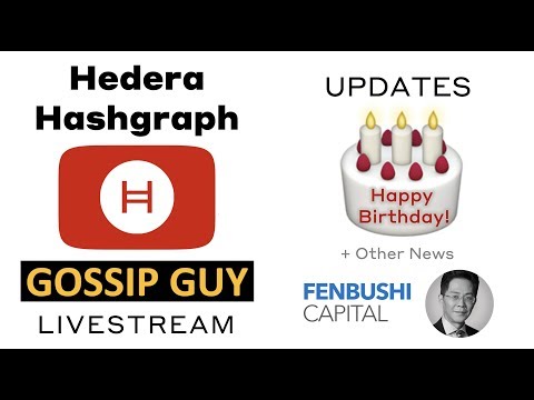 Hedera Hashgraph - Updates with the Gossip Guy (🔴Livestream: Mar 17, 2019)
