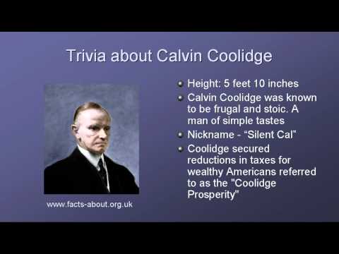 President Calvin Coolidge Biography