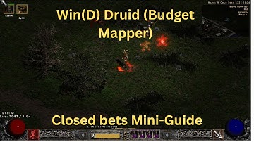 Pd2 S12 Closed Beta Mini Guide/Showcase - Win(D) Druid